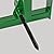 Titan Attachments Green Global Euro Hay Frame Attachment with 49" Hay Spear and Stabilizers Fits John Deere Tractors, Rated 3,000 LB, Hay Handling Equipment