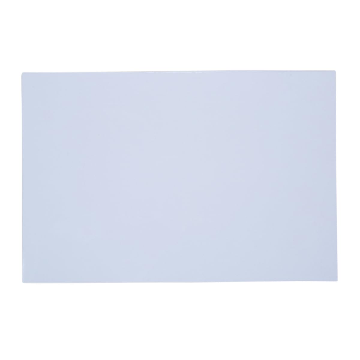 Musiclily 290x430mm Plaque Pickguard Plaque de Protection Matériel pour Guitare électrique Strat Tele ou Basse, 1 pli Blanc