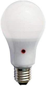 F BRIGHT Standard LED Bulb with Sensor, Metal, E27, White [Energy Class A]