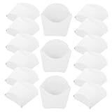 TENDYCOCO 24個 使い捨て防油フレンチフライカップ 紙製スナック容器 油じみ防止でポテトやオニオンリングに パーティーや 用