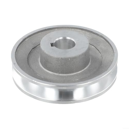Polea de motor de aluminio de 100 mm con ranura simple tipo A para compresor
