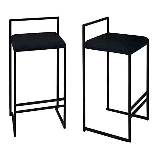 Barhocker Thekenhöhe Barhocker Vintage Industrial mit Rücken- und...