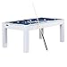 Paris Prix - Table De Billard Convertible Kansas 185cm Blanc & Bleu