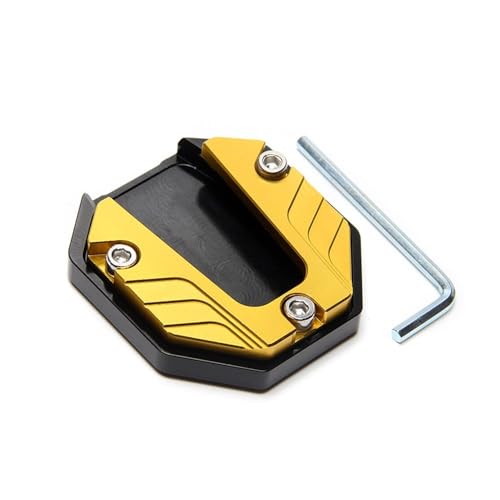 Support béquille moto en alliage d'aluminium robuste pour béquille latérale de moto et scooter