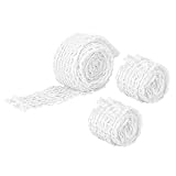 TOPPERFUN 3 Stück Teiliges Fleischverpackungsnetz aus Lebensmittelechter Baumwolle Elastisches...