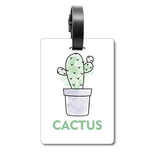 Étiquette de valise cactus pour ne plus perdre votre sac de voyage