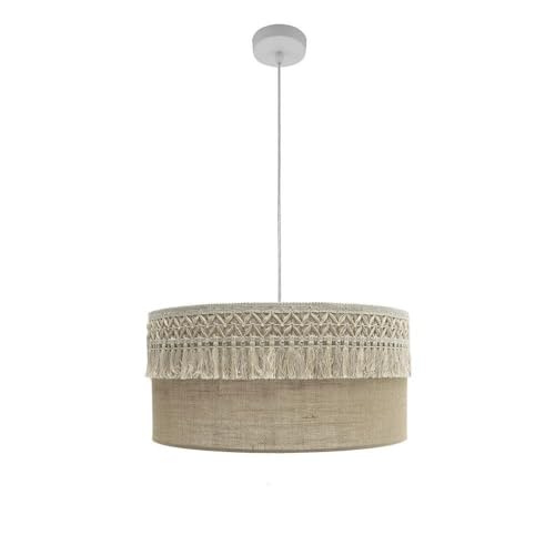 Suspension blanche 50x50cm PRENDELUZ passementerie de qualité