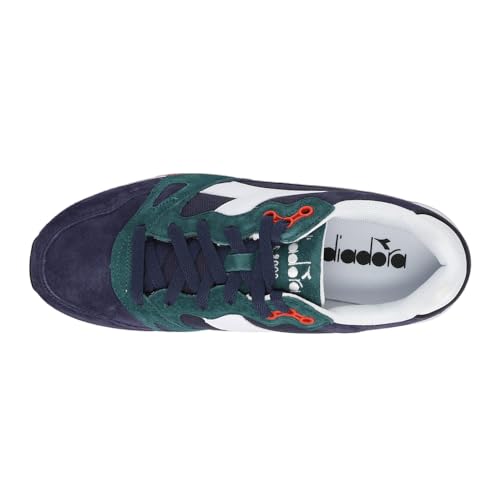 Diadora Mens S8000 Navy Lace Up Sneakers Shoes Casual - Blue4