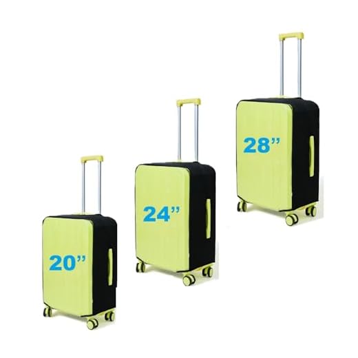 What are the best luggage covers FABULWAY Clear Elastic Luggage Covers