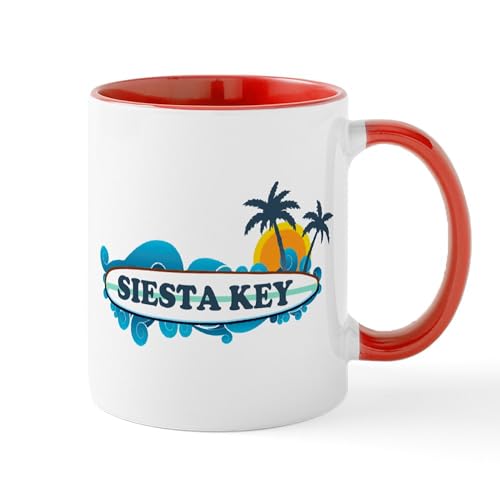 CafePress Siesta Key Surf Design. Mug 11 oz (325 ml) Ceramic Coffee Mug