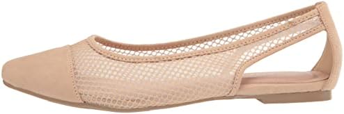 CITY CHIC PLUS SIZE ALESSA FLAT IN ALMOND, SIZE 43 | Image 7