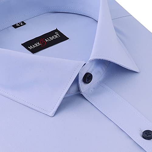 Image of MARK & ALBERT Men's Half Sleeves Regular Shirt