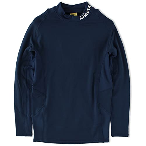 ATHLETA(アスレタ) 裏起毛ウォームベースレイヤーシャツ 01091 Lサイズ ネイビー