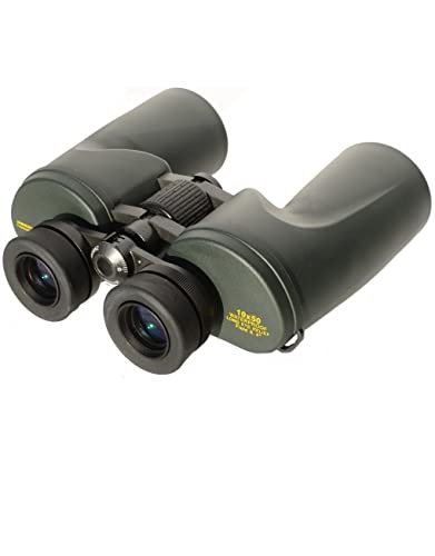 Oberwerk 10x50 Deluxe Series Binocular - Professional Binocular/Precise Center Focus/Hiking and Outdoors/Advanced Bird Watching/Waterproof/Long Eye Relief