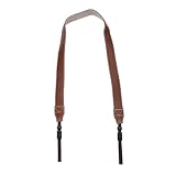 [PATIKIL] カメラストラップ、ニコン用のPUレザー調節可能なカメラネックストラップデジタルカメラショルダーベルトビデオカメラモノキュラー写真家用、茶色