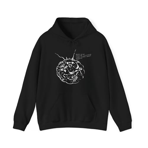 Death Grips Death Album Tour Merch Crouching Black Pullover Hoodies