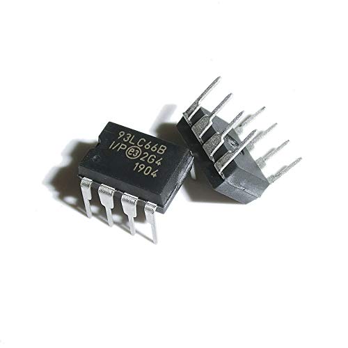 5 x 93LC66B-I/P 4K 2.5V Microwire Serial EEPROM 93LC66BI 93LC66B PIC93LC66B-I/P DIP-8