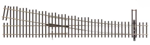 Walthers Mainline 948-70018 HO Scale Code 70 Nickel Silver DCC Friendly Number 6 Turnout - Right Hand