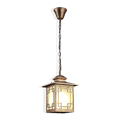 Lampe suspendue extérieure E27 étanche à la pluie pour un éclairage d'allée sûr
