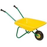  Rolly Toys 270873 – Brouette en Plastique, Couleur Jaune et Vert