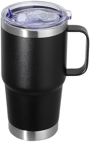Tasse De Voyage Isotherme À Double Paroi Avec Paille U2013 Grande