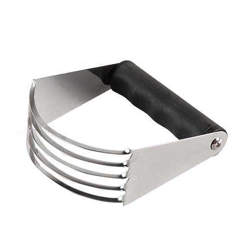 OKUMEYR Pastry Cutter Stainless Steel Mixer for Tool for Cookies Muffins Cakes Ergonomic Handle Easy to Clean Design