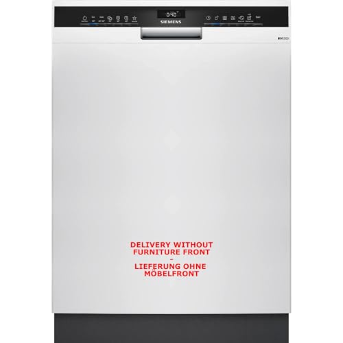 SIEMENS SN43HW10TE iQ300 Unterbau-Geschirrspüler, 60 cm breit, 13 Maßgedecke, aquaStop, HomeConnect, Kindersicherung, weiß