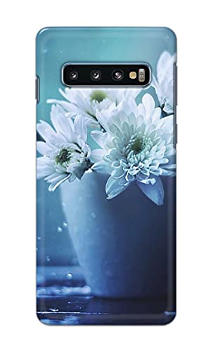Image of PRINTFIDAA Flowers in The Glass On The Table Printed Designer Hard Back Case Cover for Samsung Galaxy S10 Plus (6.4 inch), SM-G975F / DS, SM-G975U, SM-G975W -(TI) MVN1002