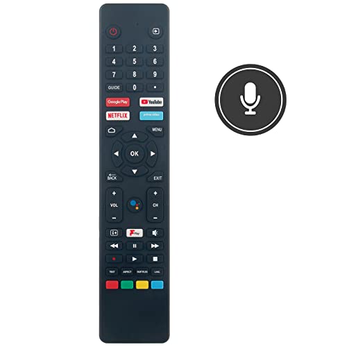 VINABTY Replacement Voice Remote Control RM-C3250 fit for JVC TV/Logik TV LOGIKA21 LT-32CA690 LT-32CA790 LT-40CA790 LT-40CA890 LT-43CA790 LT-43CA890 LT-50CA890 LT-55CA890 LT-58CA810 LT-65CA890