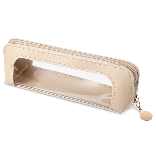 YQQYG Makeup Brush Bag Clear Makeup Bag Travel Makeup Brush Holder Toiletry Bag with Zipper Makeup Bag Purse Organizer for Women