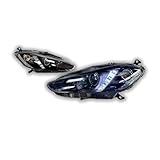 Himwqfuh Faros Delanteros Para Maserati GT 2007-2020 Luces Coche Proyector LED Faro Delantero Luz Circulación Diurna Accesorios Automotrices Faro Coche