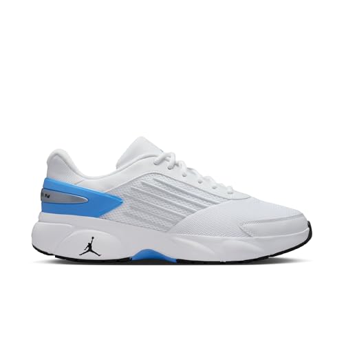 Image of Nike Mens Jordan Trunner Flow White /Black-University Blue Basic /Active Shoes UK 11