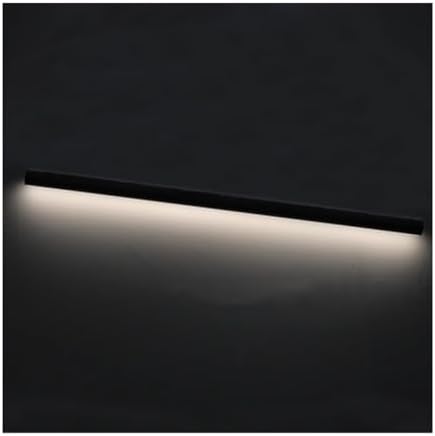 Indoor LED Stair Lights – Wall-Mounted Night Lighting for Hallways & Aisles, Black Grab Bar 140cm – Boost Safety & Aesthetic Appeal in Your Home.