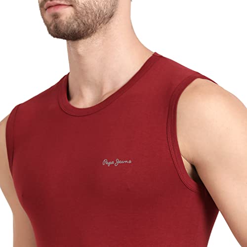 Image of Pepe Jeans Men's Cotton Regular Fit Vest