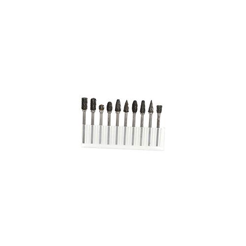 Set de 10 fresas de carburo de tungsteno 3mm miniatura 6