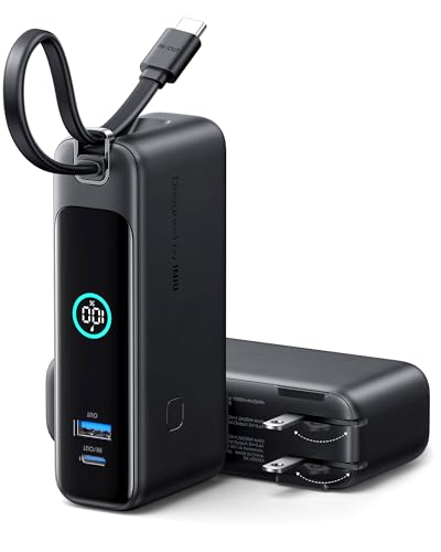 INIU 3-in-1 Portable Charger, 10000mAh 30W Fast Charging...