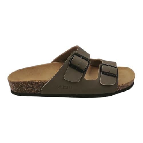 Chanclas de hombre con plantilla anatómica Goldstar GS9900 taupe talla 42