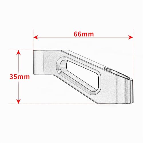 Extensor retrovisor Monkey 125 accesorio elevador de espejo negro moto Honda Z125 3