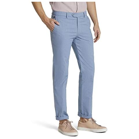 MEYER Men's Bonn Slacks in Blue Cover