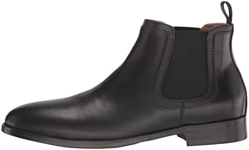 Steve Madden Men's Duke Chelsea Boot, Black Leather, 11 | Image 7