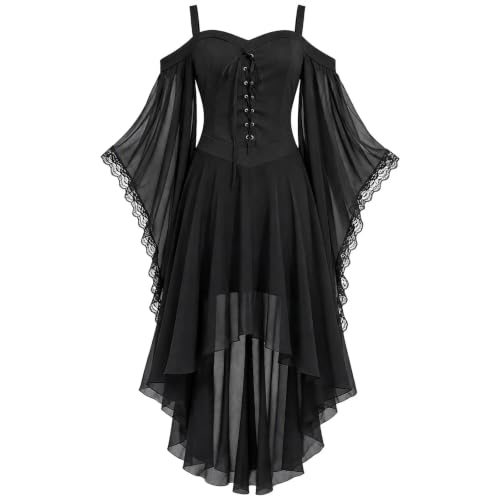 Girls Gothic Party Dress Renaissance Dresses Halloween Holiday Dresses - image 7