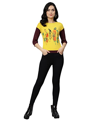 Image of DHRUVI TRENDZ Animal Print Regular Fit Jeans Korean Western Tops for Women Stylish