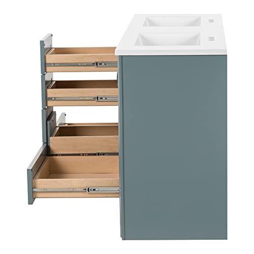 Spring Mill Cabinets Nimay Bathroom Vanity With Sink, Sage #TOP7