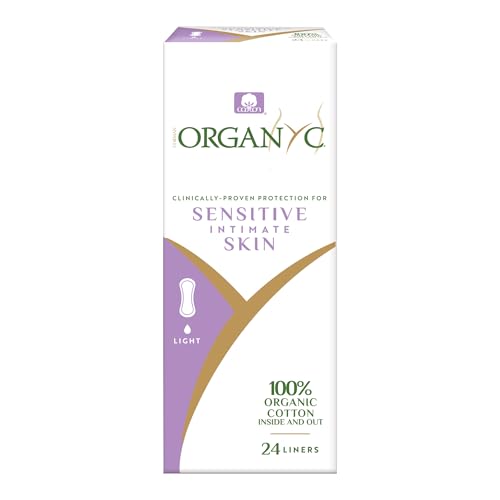 Organyc 100% Certified Organic Cotton Flat Panty Liner - Everyday Sanitary Pad, Free from Wood Pulp,...