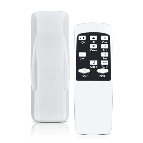 WDZP Télécommande AC de rechange pour climatiseur portable EUHOMY PAC002-8KWH-USZX-AZ, Royal Sovereign APAC-2408 ARP-2210, ZAFRO A4216A-10K, DORTALA