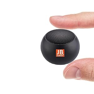 JB SUPER M3 Colorful Wireless Bluetooth Speakers 3D Mini Electroplating Round Steel Speaker (Random Color)