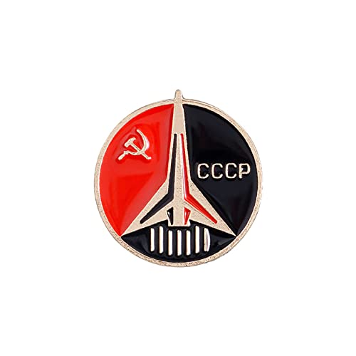 Ankexin 4X broche militar URSS russo soviético lapela removível emblema vermelho estrela do exército
