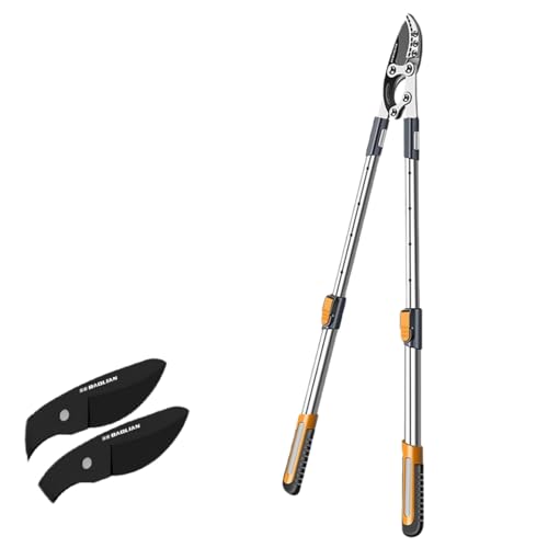 chengshuang 枝切りばさみ えだきりばさみ 5段調節式71-98cm SK-5スチール刃 滑り止めハンドル えだきりはさみ 枝切りバサミ 枝切り鋏 良い切れ味 生木最大切断径 65 mm 耐久性 農園 果樹 2枚替刃付き (【伸縮モデル】71-9
