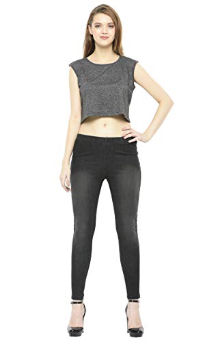 Image of Frenchtrendz Women's Slim Fit Mid Rise Stretchable Cotton Modal Spandex Jegging Pull On