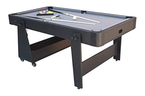 Charlsten Multi Airhockeytisch/Billardtisch Schwarz - 2-in-1 zusammenklappbar – Bild 4